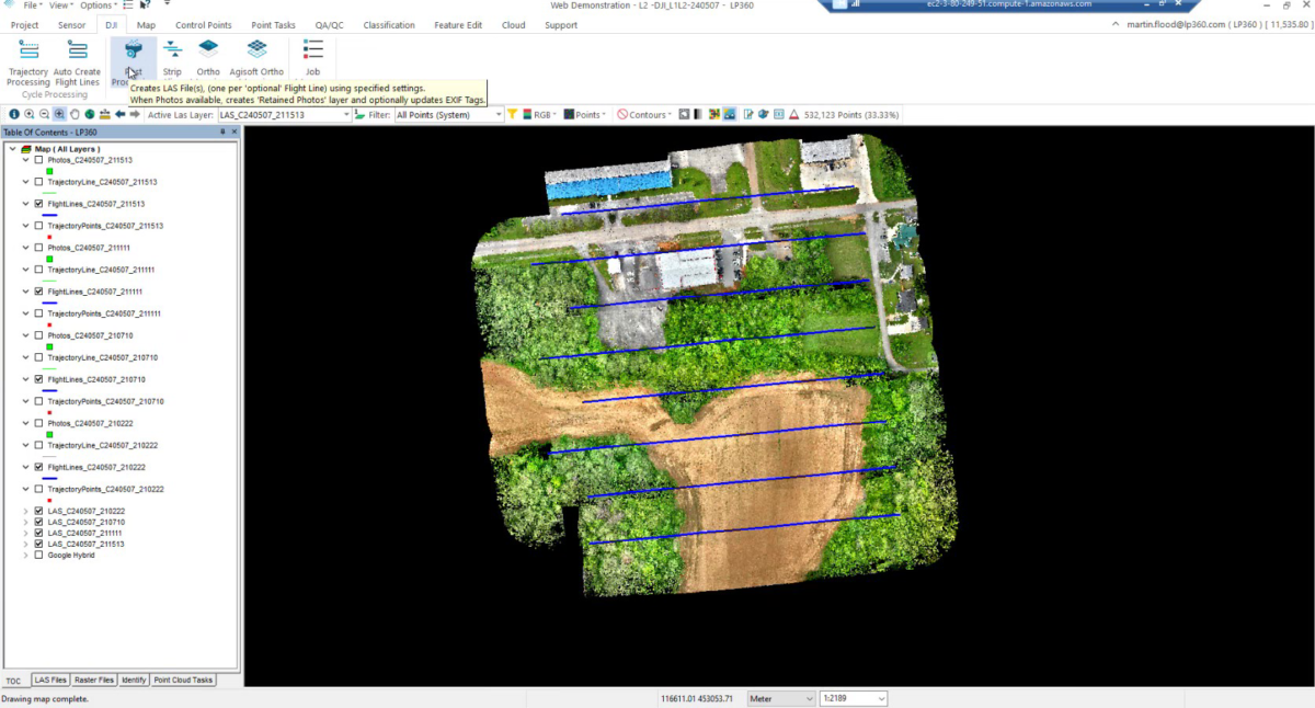 How to Process Raw Data Directly From the DJI Zenmuse L1 & L2 with ...